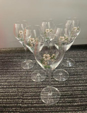 Beautiful Perrier-Jouet Set of 6 Champagne Wine LEHMANN Belle Epoque Glasses picture