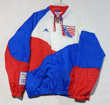 Vintage 1994 World Cup USA Apex One Windbreaker Jacket  Large Soccer Blokecore picture