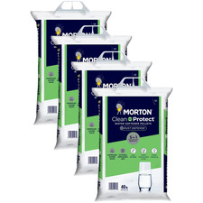 (4 Pack) Morton Clean Protect Plus Rust Defense Water Softener Pellets, 40 LB picture
