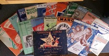 Vtg 1930-40s Sheet Music Lot 18 Frank Sinatra,  Crosby.  Bennett, Donna Reed. picture