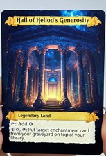 Hall of Heliod's Generosity Proxy Card with Custom designed art picture