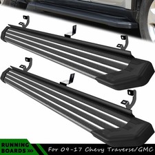 Running Board For 09-17 Chevy Traverse/GMC Acadia Aluminum Truck Step Rail Bar picture