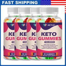150000mg Keto Slimming Gummies Apple Cider Vinegar Acv Weight Loss 60 Gummy picture