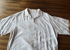 Vintage 50's-Early 60's Penny's Towncraft Loop Collar Shirt. Embroidered. picture