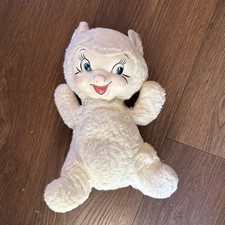 Vintage 1950s Rushton Star Creation Kewtee Bear Rubber Face Plush Clean Tagged picture