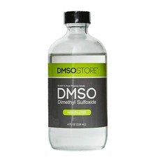 DMSO 4 oz. Glass Bottle 99.995% Pure Low Odor Pharma Grade Dimethyl Sulfoxide picture
