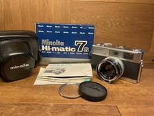 *Almost Mint in Box* Minolta Hi-Matic 7s Rangefinder Film Camera 45mm F/1.8 /JPN picture