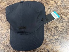 ✅NWT melin Performance Hat Mens Classic Strap Back HYDRO BLACK Water Resistant picture