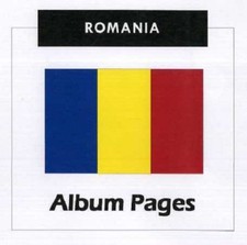 Romania - CD-Rom Stamp Album 1858-2022 Album Pages Classic Stamps Illustrated picture