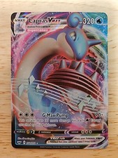 Lapras Vmax 050/202 Sword & Shield NM Full Art Ultra Rare Pokemon Card picture