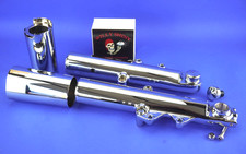 HARLEY 2024-2026 ROAD GLIDE STREET GLIDE FORK LEGS COWBELLS  CANS & AXLE CAPS picture