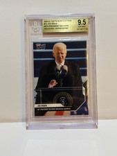 2020-21 Topps Now Election President Joe Biden Inauguration Beckett 9.5 Gem Mint picture