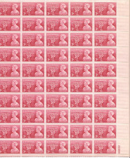 Scott #977...3 Cent...Moina Michael...Sheet of 50 picture
