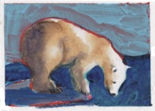 ACEO/ATC Original Acrylic 3.5x2.5 Mini Painting 
