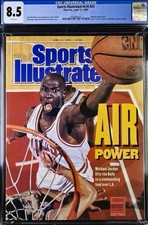 1991 Sports Illustrated Michael Jordan Air Power CGC 8.5 Chicago Bulls NBA picture