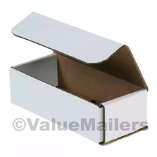 100 - 9 x 3 x 3 White Corrugated Shipping Mailer Packing Box Boxes picture