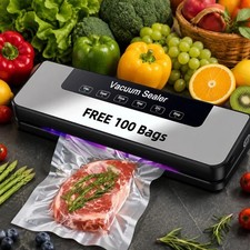 Commercial Vacuum Sealer Machine Free 100 Bags Seal a Meal Food Saver System picture