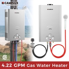 CAMPLUX 16L Tankless Gas Water Heater Instant Hot Outdoor Shower Camper Cabin RV picture