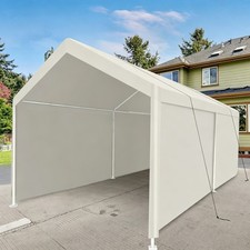 Carport Heavy Duty Portable Garage Tent for Outdoor Storage Shelt 143*238*116 in picture