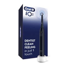 Oral-B iO2 Electric Toothbrush Black Oscillating Rechargeable Timer 3 Speeds picture