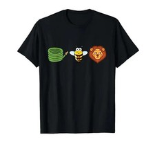 Hose Bee Lion Men's Cotton Crew Neck Casual Graphic T-shirt picture