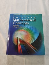 Glencoe Advanced Mathematical Concepts Precalculus Teacher Wraparound Edition picture