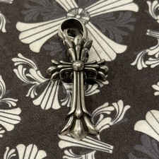 Chrome Hearts Silver Double Cross with Bale Pendant picture