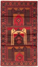 Traditional Vintage Hand-Knotted Area Rug 3'3