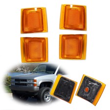 Amber Front Corner Side Marker Light Set For 1994-00 Chevy&GMC C/K Pickup Trucks picture