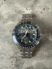 VINTAGE CITIZEN ECO DRIVE SKYHAWK RADIO BLUE ANGELS WATCH  picture