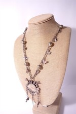 Vintage Original Vintage Guatemalan Chachal Coin Necklace picture