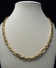 Figarope Milano 20in 5MM 14K Stamped Gold Premium finish necklace Brand New picture