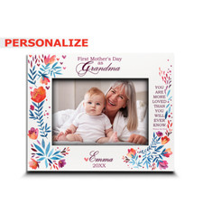 PERSONALIZED-First Mother's Day as Grandma Frame-First Time Grandma-UV Print picture