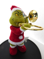 Animated Dr. Seuss The GRINCH Plush Trombone Playing 