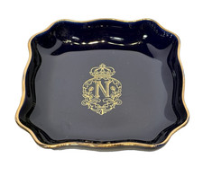 Vintage Le Negresco Hotel NICE, FRANCE Cobalt Blue LIMOGES Ashtray Catchall Dish picture