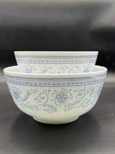 Vintage HTF PYREX Brittany Blue Mixing Bowls 478 and 479 picture