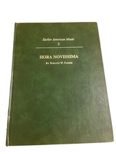 Hora Novissima Horatio W. Parker 1972 Da Capo Press Music Score picture