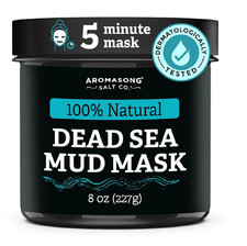 Aromasong 100% Pure Dead Sea Mud Mask for Face and Body - Spa Quality Pore Minim picture