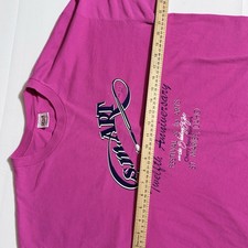 Anvil Graphic Tee, VTG 2001', Single Stitch, 100% Cotton, Pink, Female, XL picture