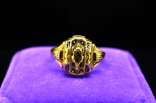Jostens 10K Yellow Gold Class of 1957 Class Ring Band Size 6.5 picture