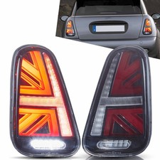 2*VLAND Tail Lights Union Jack For 2001-06 Mini Cooper S R50/52/53 W/Animation picture