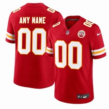 New Personalized Kansas City Chiefs Red Football Jersey Custom Name Number picture