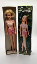 Vintage 1966 Francie Doll Straight Leg Blonde With Original Box picture