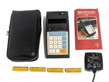 TI-150 RARE VINTAGE CALCULATOR WORKS & Accessories picture
