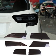 Smoked Black Tail Light Lamp Cover Guard Trim For Subaru XV 18-22 picture