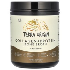 2 X Terra Origin, Collagen +Protein Bone Broth, Chocolate, 18.27 oz (518 g) picture