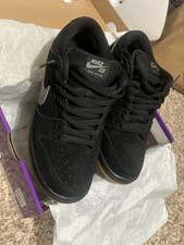 Nike SB Dunk Fog Low Pro Black Skateboarding Shoes Men's US 9 picture