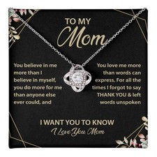 To My Mom Necklace, Gift for Mom, Mother, Christmas Day, Birthday, Mamma Gift picture