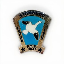 Vintage Starwood Eagles F.O.E. Goose Lapel Hat Pin BE picture