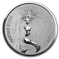 2018 Mermaid Rising 1 oz Pure Silver Proof Like Coin – Fiji picture